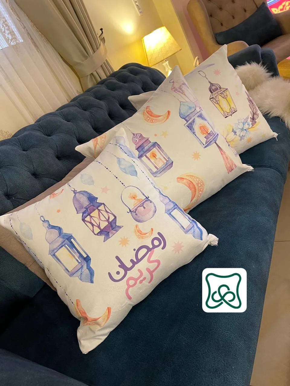 كوشنز بأشكال رمضان طقم 3 قطع