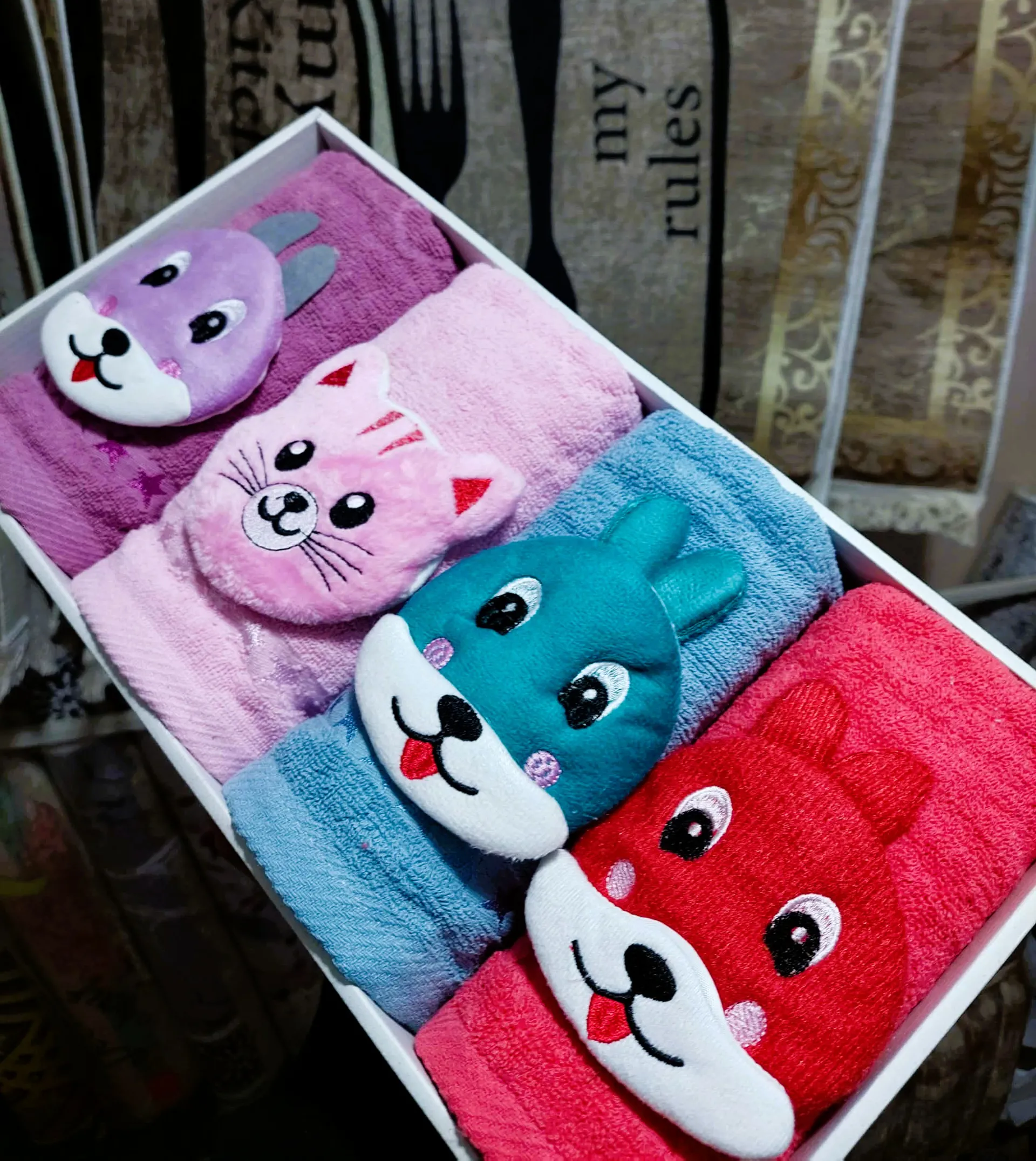 طقم فوط اطفال 4 قطع 