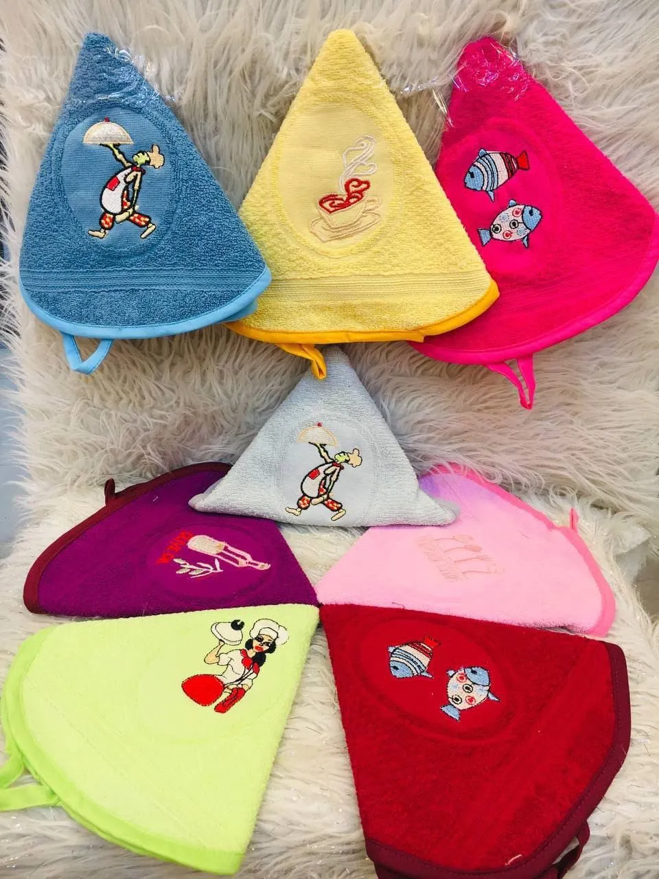 فوط مطبخ موديل مروحة 