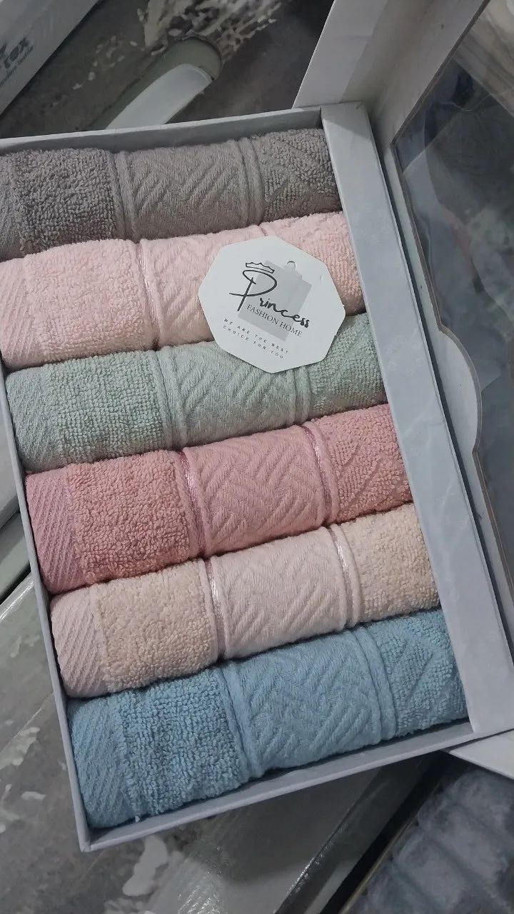 طقم فوط تواليت 6 قطع