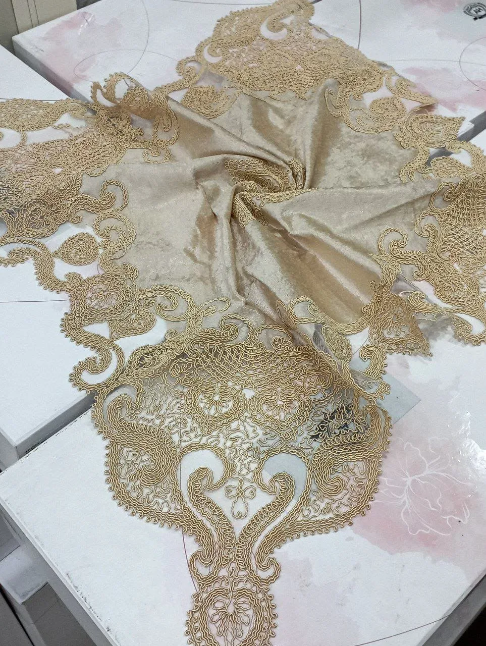 مفرش مربع تركى